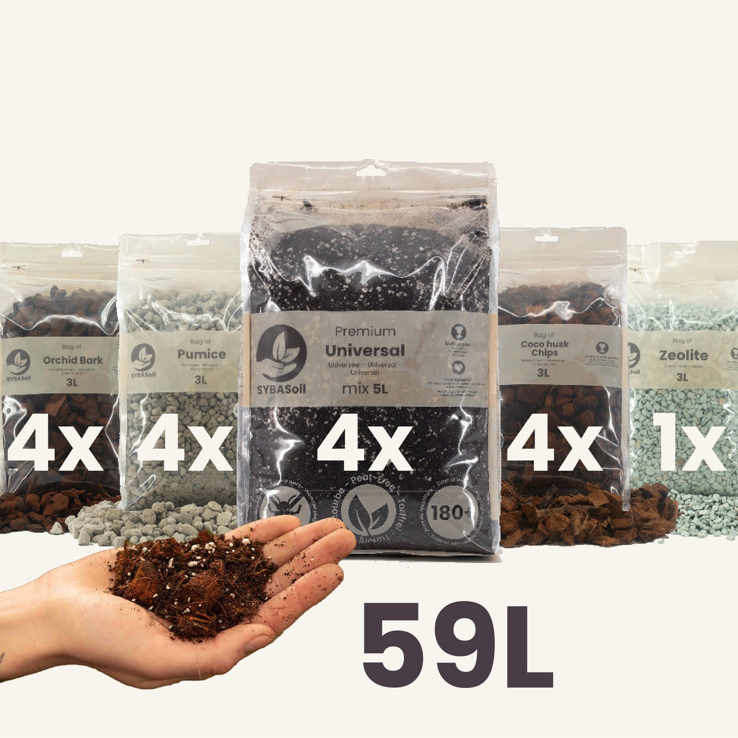 Super DIY Terriccio per Aroidi Pacchetto