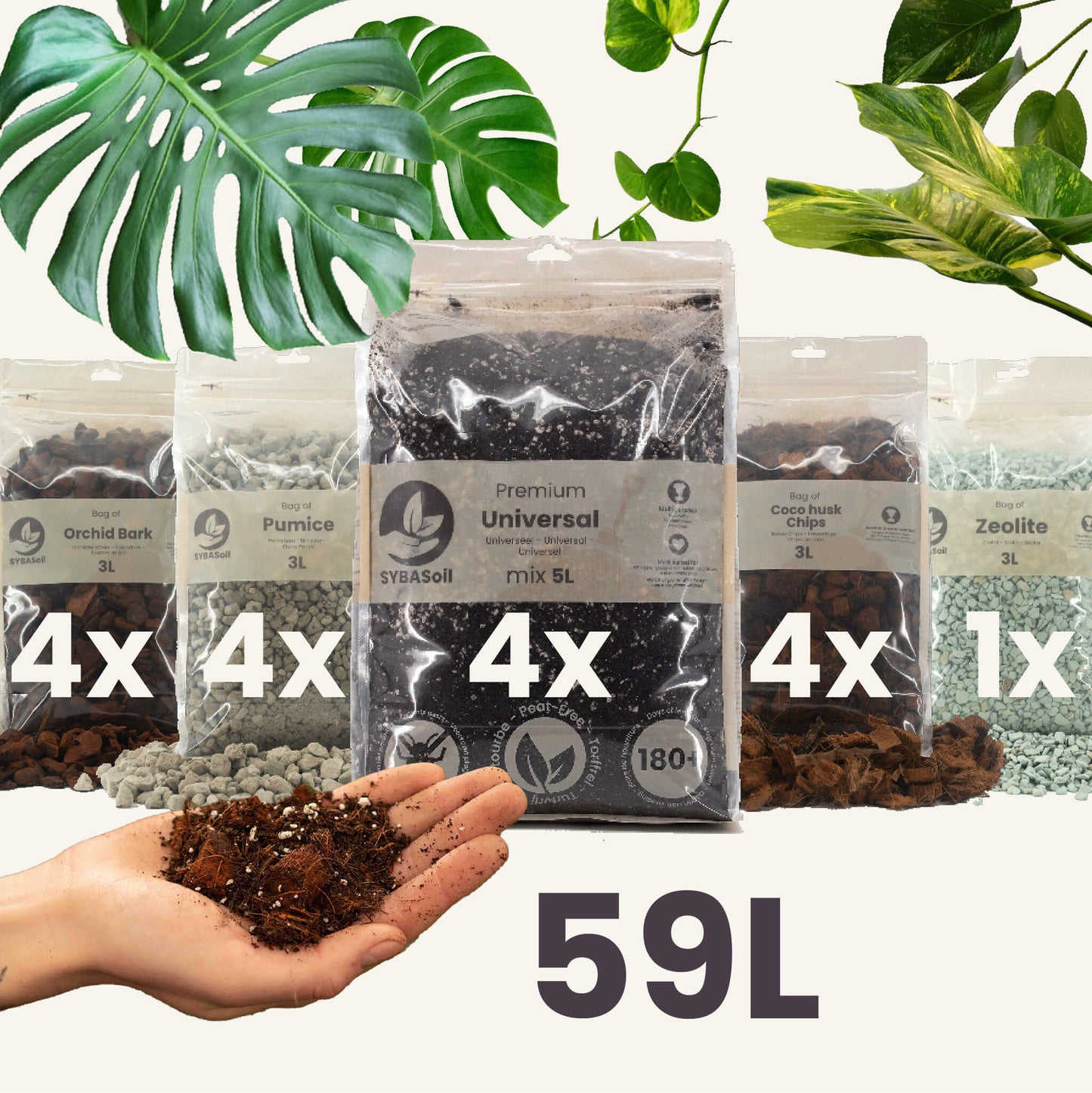 Super DIY Terriccio per Aroidi Pacchetto