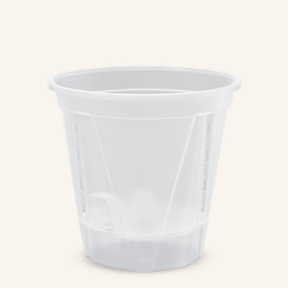 Vasi trasparenti con sistema di auto-irrigazione