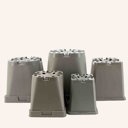 Vasi Quadrati Grigi